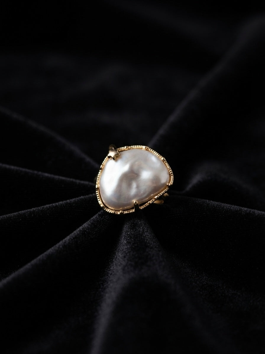 Sweetheart Pearl Ring