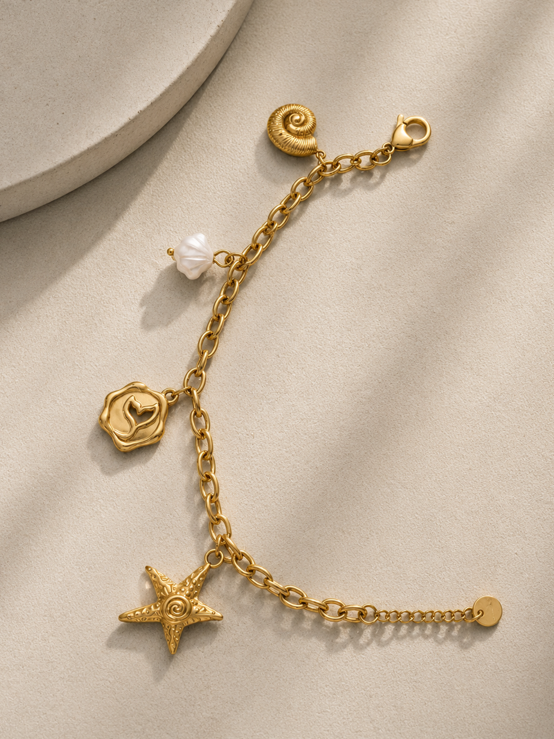 Seaside Story Charm Bracelet Anti Tarnish