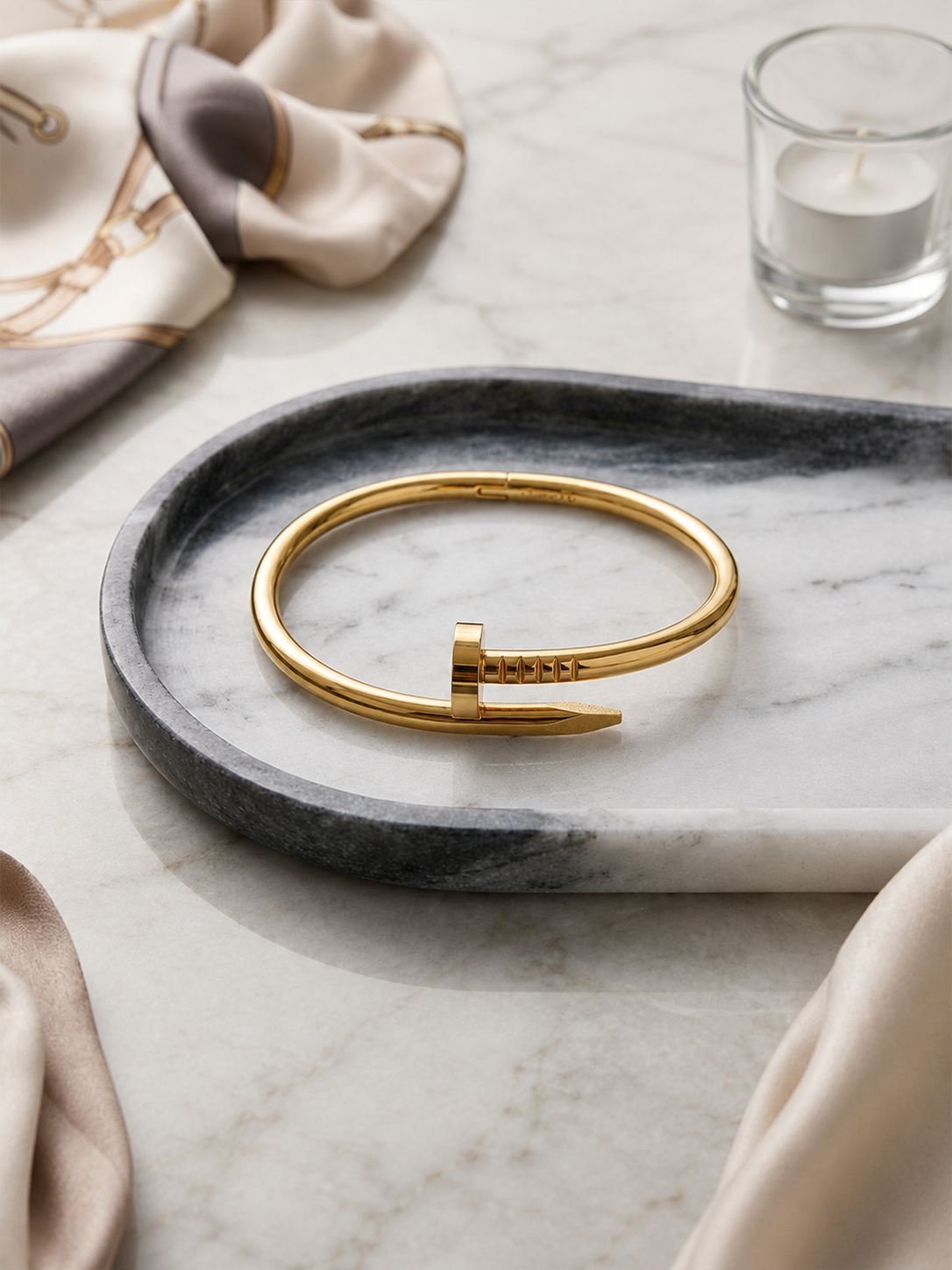 Cartier Nail Bracelet ~ Anti Tarnish