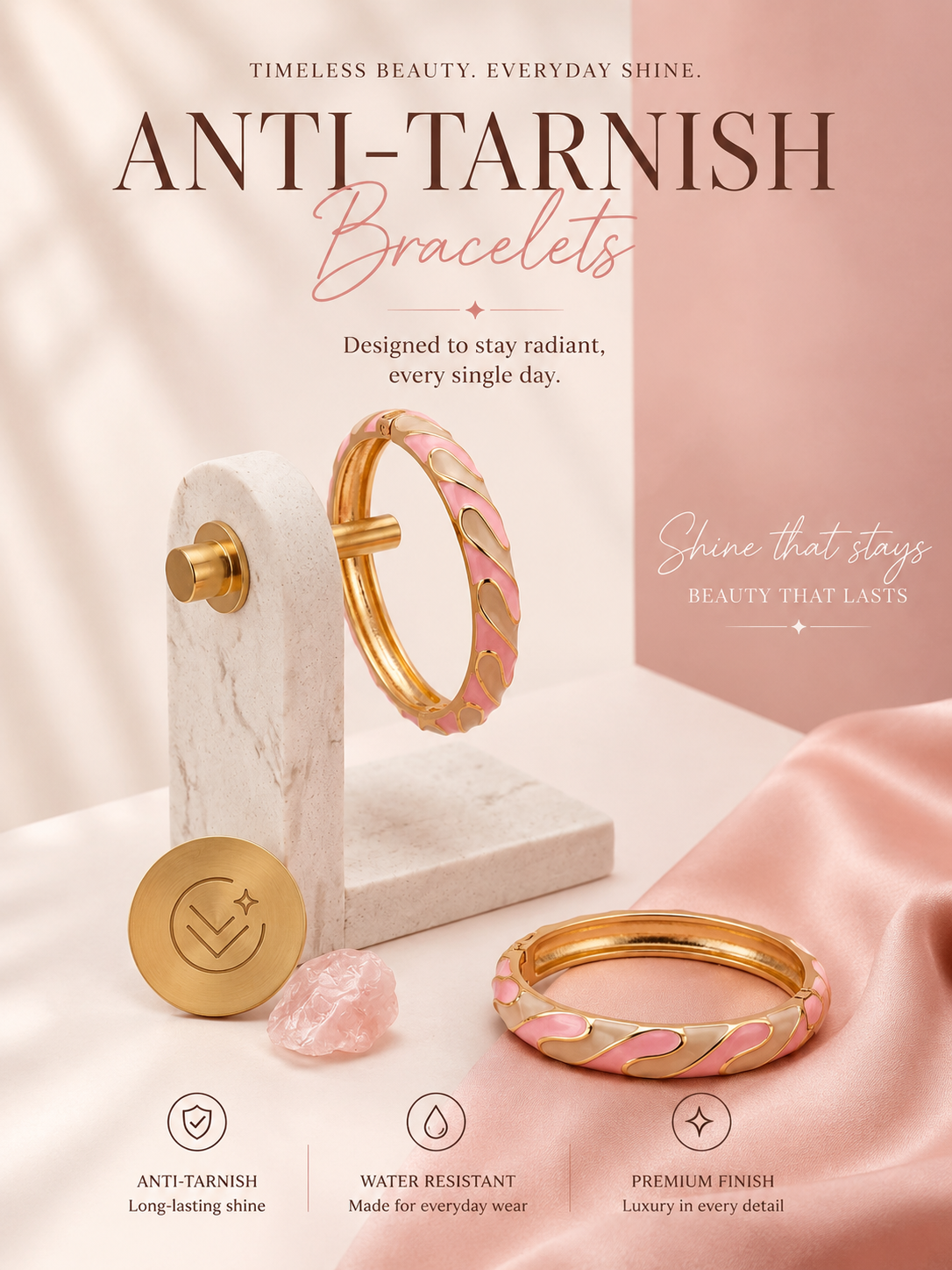 Modern Muse Bracelet ~ Anti Tarnish