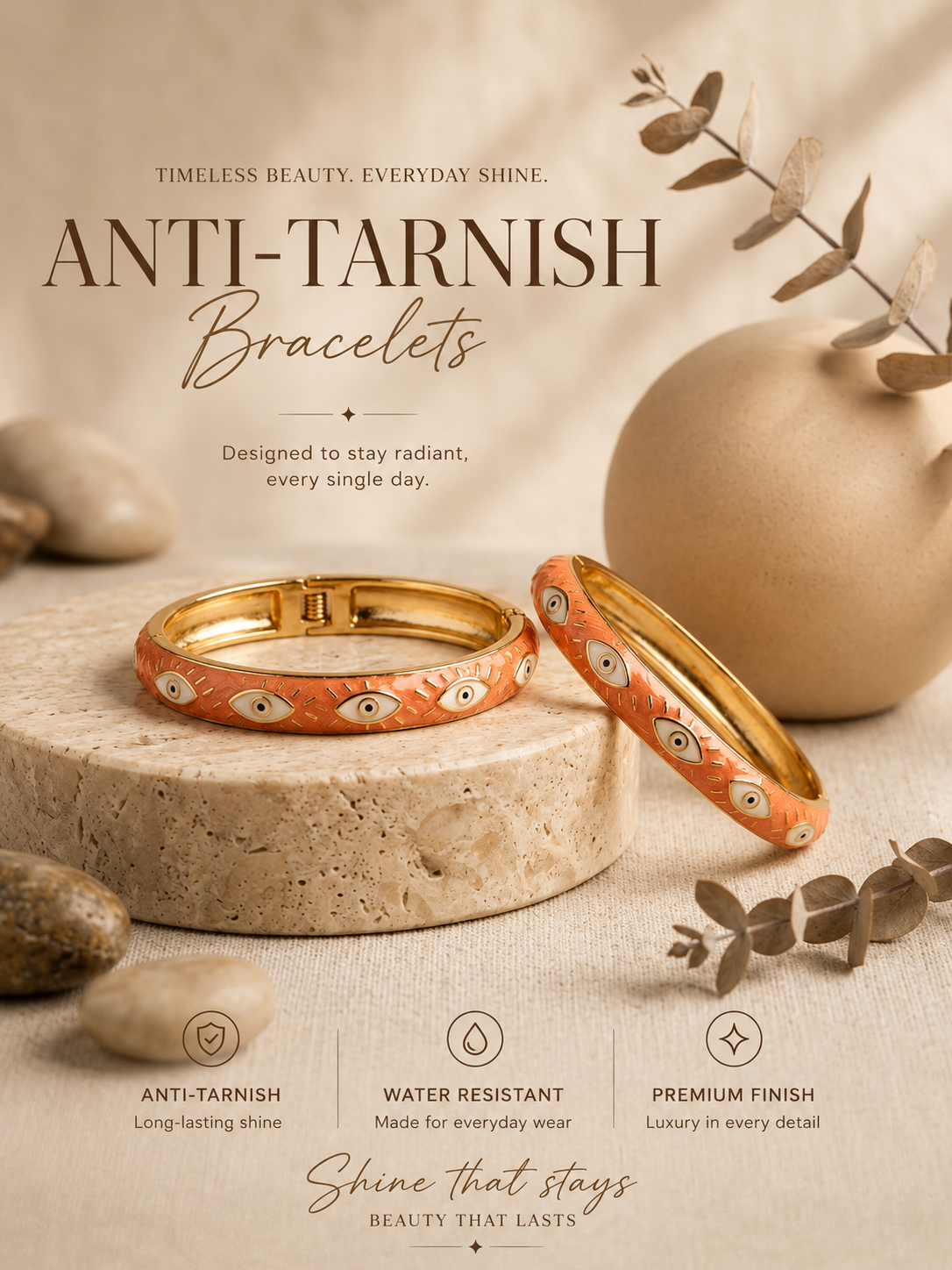 Modern Muse Bracelet ~ Anti Tarnish