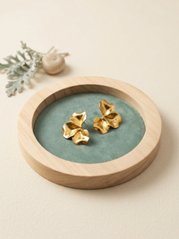 Gold Petal Earring - Anti Tarnish