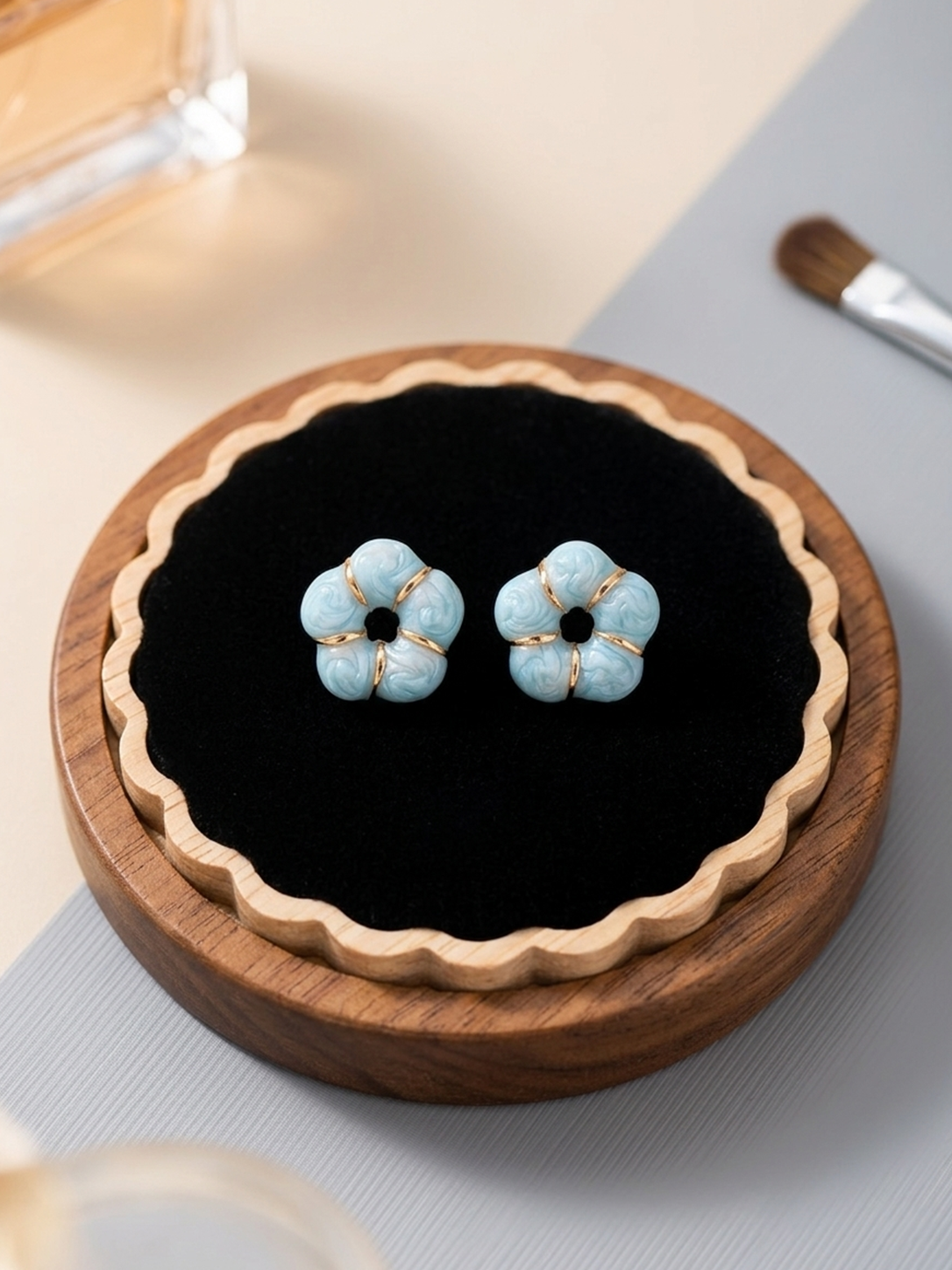 Floral Bloom Studs - Anti Tarnish