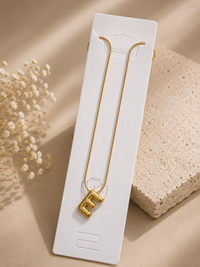 Bubble Gold Letters ANTI TARNISH